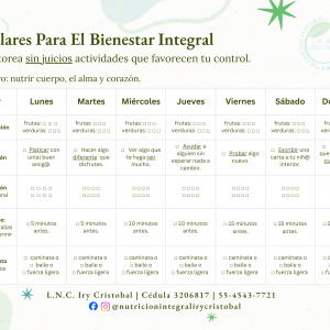 Guía Mensual para Hábitos Saludables