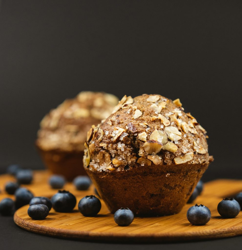 Muffins de Frutos Rojos con Avena y Amaranto